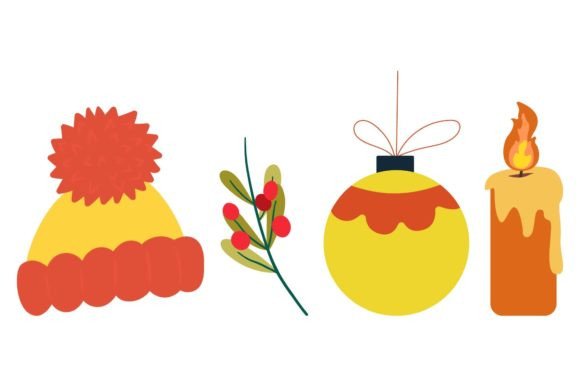 Christmas Decoration Art: Festive Illustrations