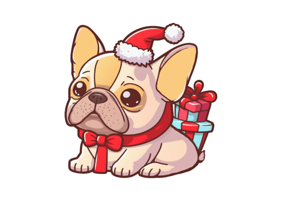 Christmas Frenchie: Festive Illustrations for Crafters