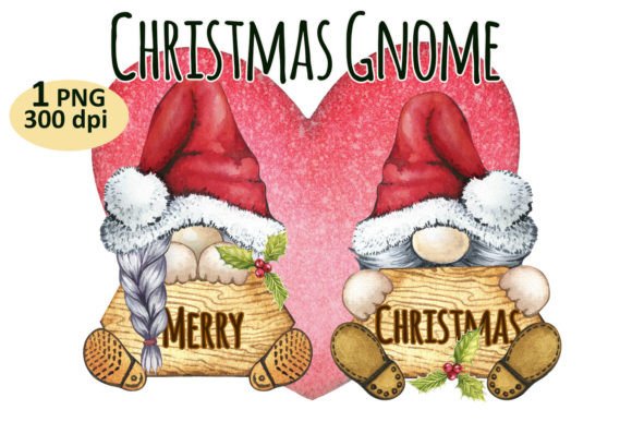 Christmas Gnome Clipart: Festive Illustrations for Brands