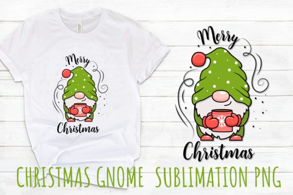 Christmas Gnome PNG: Festive Illustrations for T-Shirts