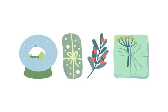 Christmas Happy Vector: Festive Illustrations for Crafters