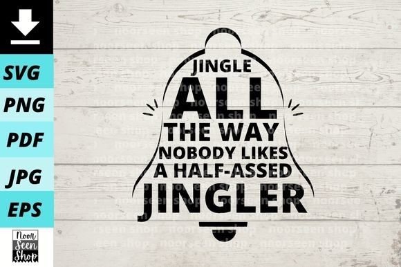 Christmas Jingle Bell All the Way Nobody Illustrations