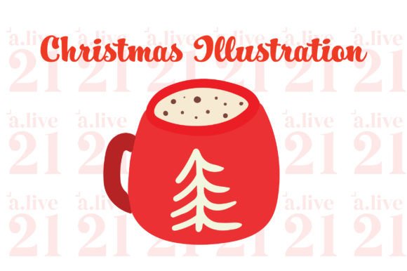 Christmas Mugs Food Clipart SVG: Essential Illustrations