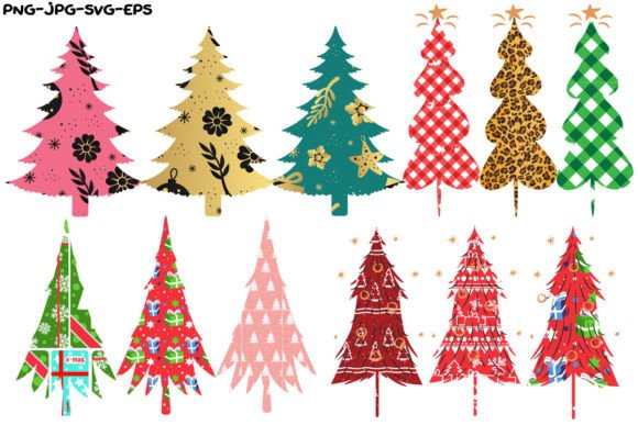 Christmas Tree Collection: Reviewing Illustrations for Sellers