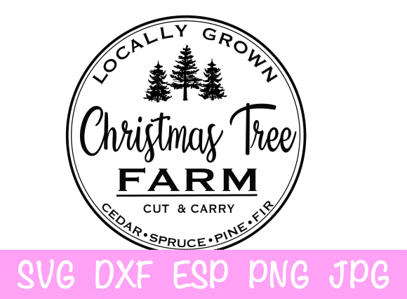 Christmas Tree Farm SVG: Illustrations for Sellers