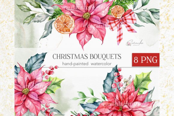 Christmas Watercolor Clipart & Illustrations Review