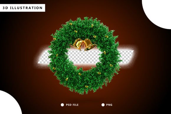 Green Christmas Tree Branches Borders: Festive Illustrations