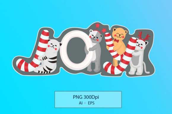 Joy Christmas Graphic: Festive Illustrations for Crafters