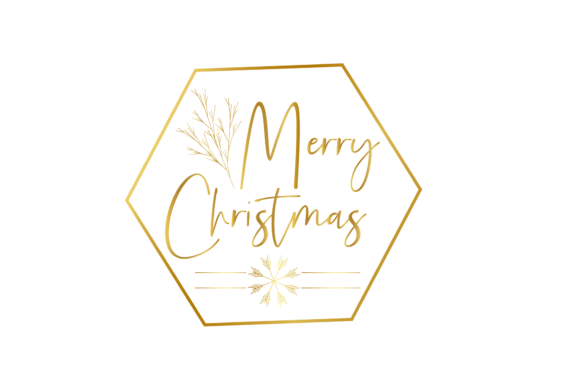 Merry Christmas Gold: Premium Illustrations for Festive Blogs