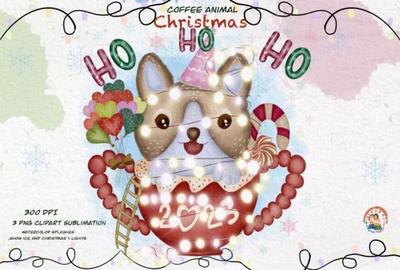 Review: Christmas Coffee Cute Sublimation Clipar for Embroidery